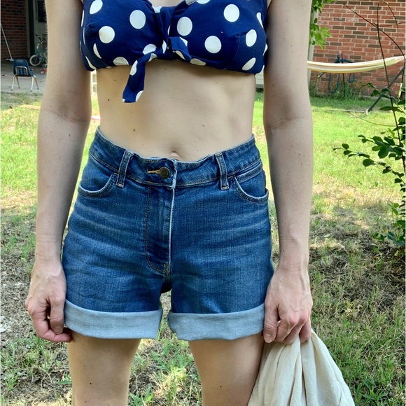 Wrangler high rise denim shorts - Picture 4 of 10